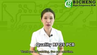2층 RF-35 PCB 프레스 3.28mm 두께